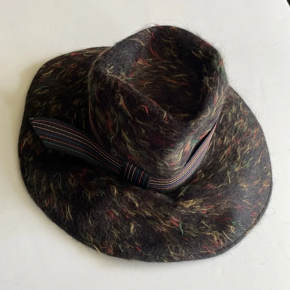 Vintage 60s Blended Felt Ribbon Trim Hat - Picture 4 of 10